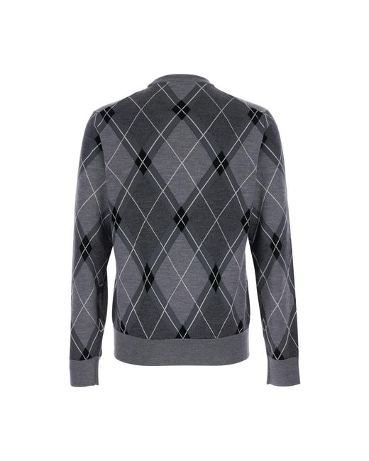 Round-Neck Knitwear Dolce & Gabbana pour homme en coloris Gray