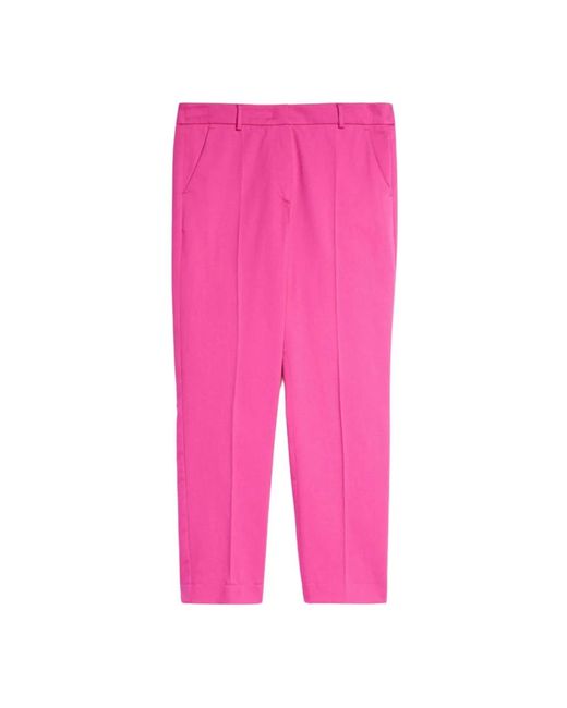 Weekend by Maxmara Pink Cropped Trousers