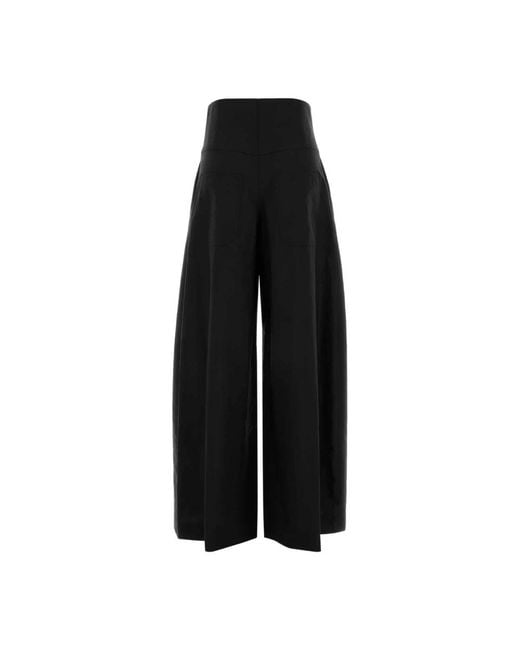 Brunello Cucinelli Black Wide Trousers