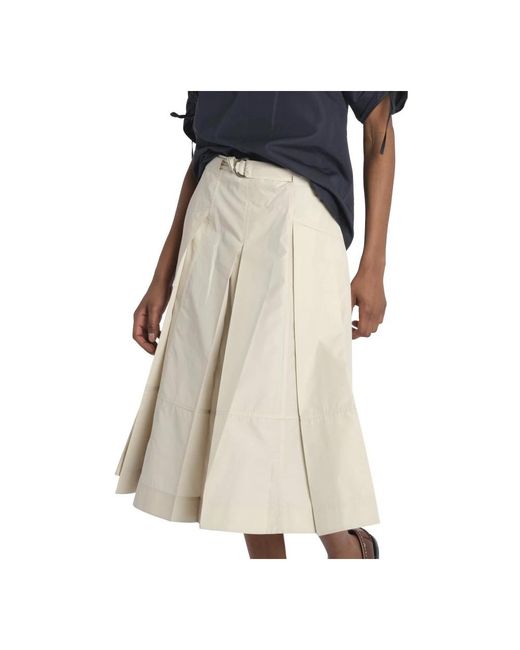 3.1 Phillip Lim Natural Midi Skirts