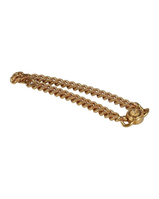 Versace Metallic Necklaces for men