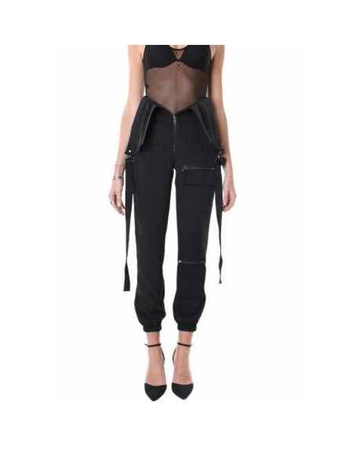 Cropped Trousers di LA HAINE INSIDE US in Black