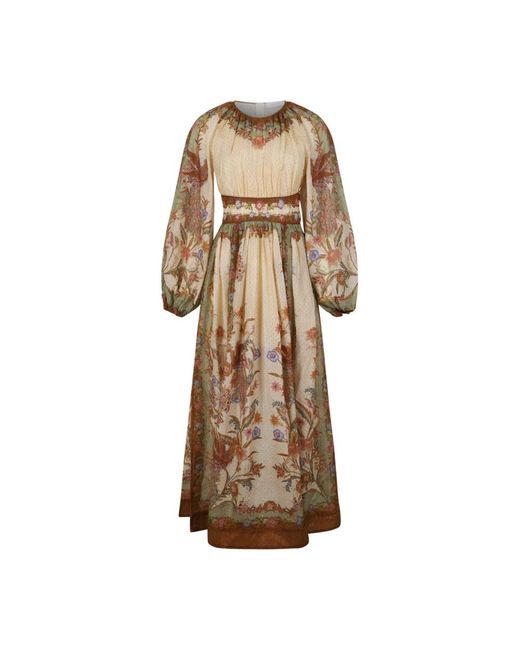 Maxi Dresses Zimmermann de color Natural