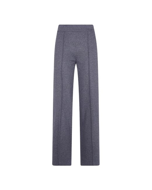 Semicouture Straight Broeken in het Blue