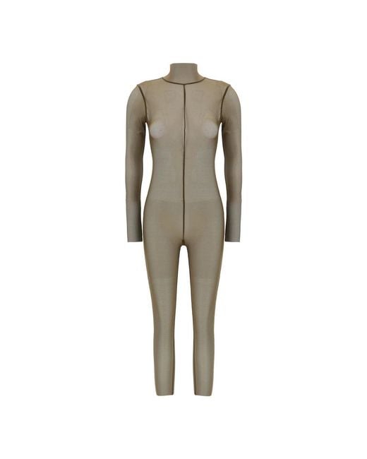 Jumpsuits Norma Kamali en coloris Natural