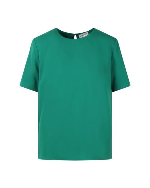 Blusa con detalle de costura manga corta P.A.R.O.S.H. de color Green