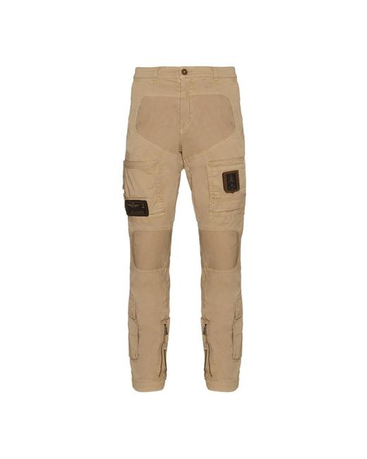Aeronautica Militare Natural Straight Trousers for men