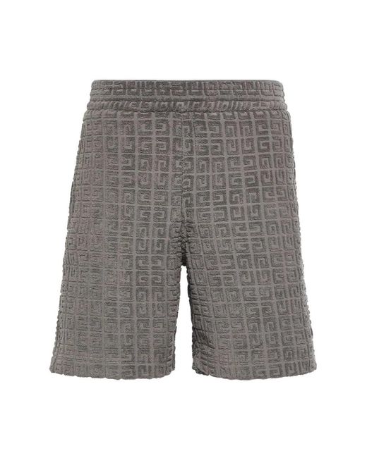 Givenchy Gray Casual Shorts for men
