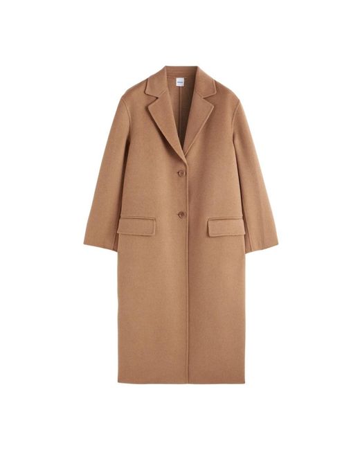 Aspesi Brown Single-Breasted Coats