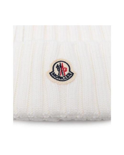 Moncler White Neutrals Hats