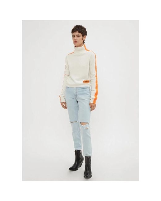 Heron Preston Turtlenecks in het White