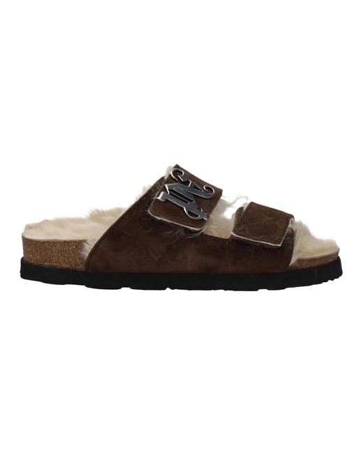 Sliders Palm Angels en coloris Brown