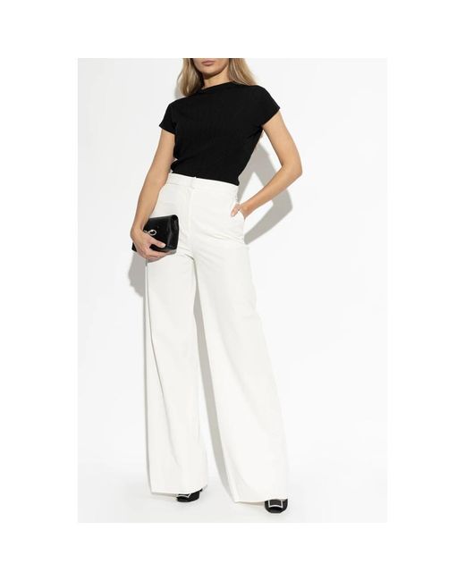 Max Mara Dentice Broeken in het White