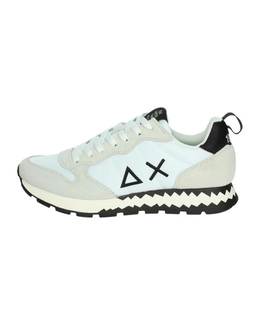 Sun 68 White Sneakers for men