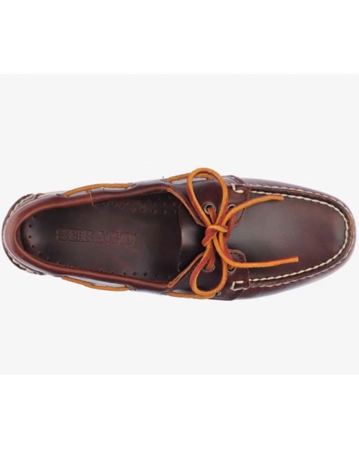 Sebago Red Sailor Shoes for men