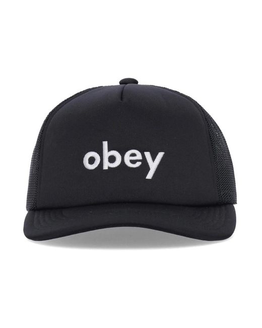 Obey Black Hats & Caps for men