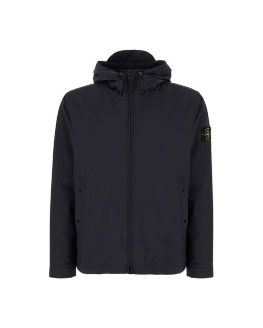 Stone Island Blue Light Jackets for men