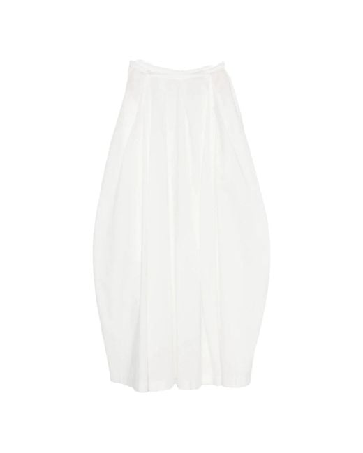 Jucca White Maxi Skirts