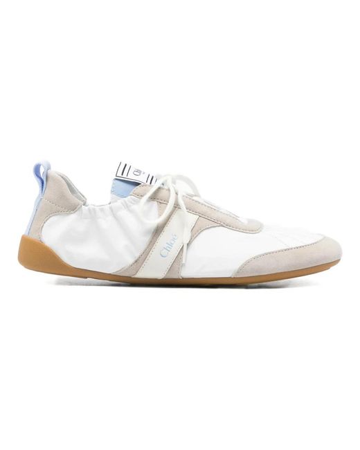 Chloé White Kick Sneaker
