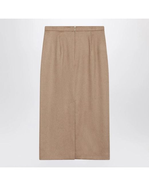 Max Mara Brown Midi Skirts