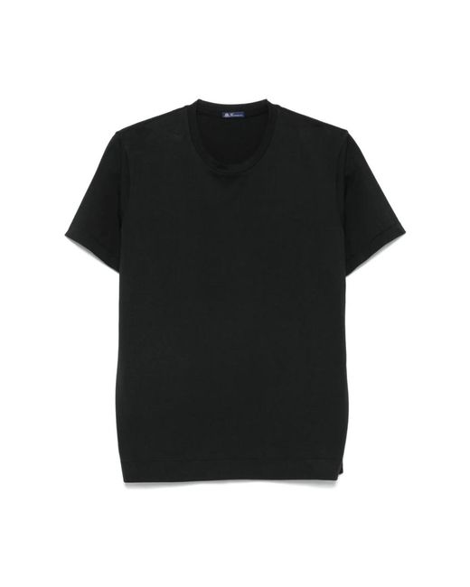 Finamore 1925 Black T-Shirts for men