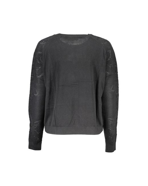Desigual Black Round-Neck Knitwear