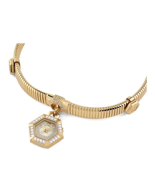 Philipp Plein Metallic Necklaces