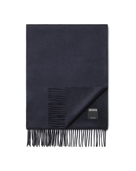 Winter Scarves Zegna de hombre de color Blue