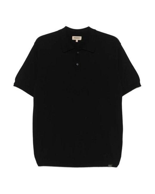 Woolrich Black Polo Shirts for men