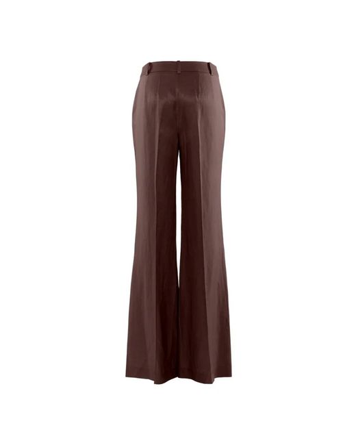 Nenette Brown Wide Trousers