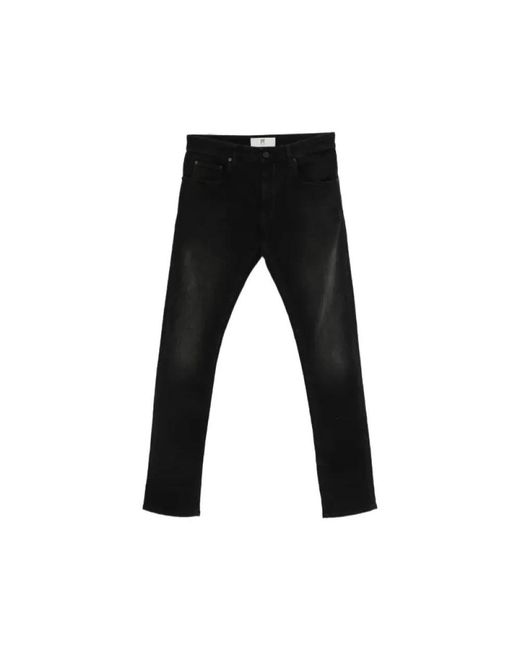 PT Torino Black Straight Jeans for men