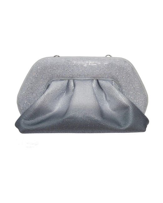 THEMOIRÈ Gray Glitzernde strass degrade clutch tasche