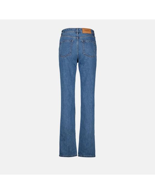 Burberry Blue Gerade geschnittene jeans