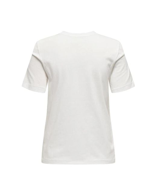 ONLY White Stammesleben taschen t-shirt
