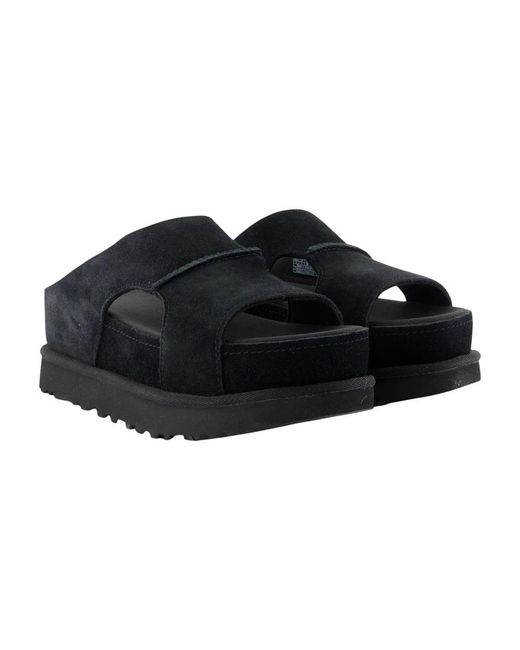 Ugg Black Sliders