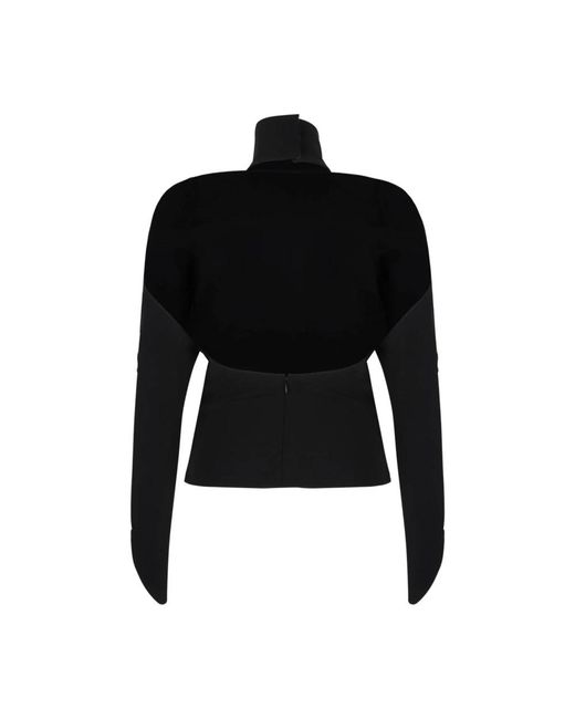 Courreges Black Long Sleeve T-Shirts