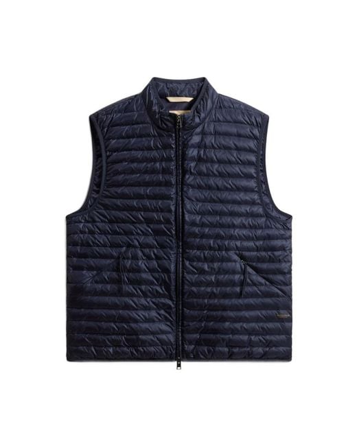 Woolrich Blue Waistcoats for men