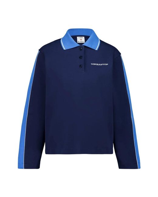 Casablanca Blue Polo Shirts