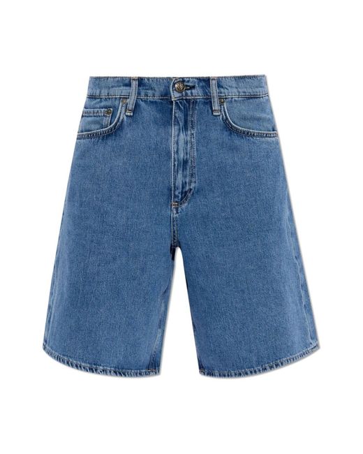 Shorts > denim shorts Rag & Bone en coloris Blue