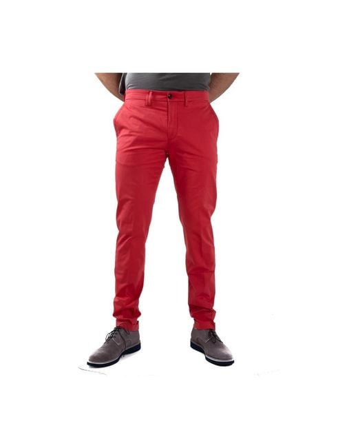 Harmont & Blaine Red Chinos for men