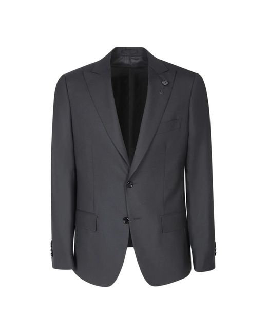 Lardini Single Breasted Suits in het Gray voor heren