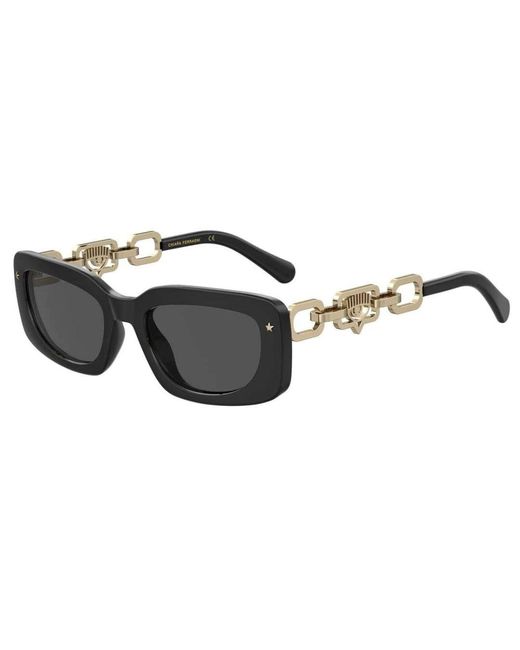 Chiara Ferragni Black Sunglasses