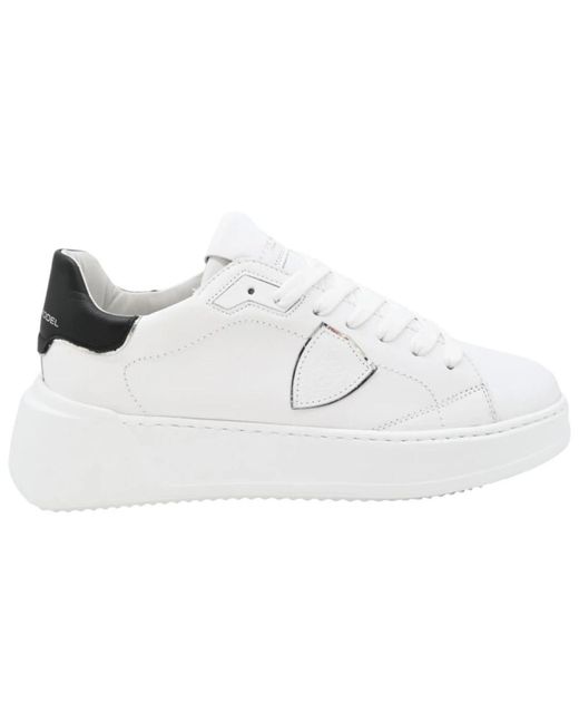 Philippe Model White Stilvolle low-top-sneakers