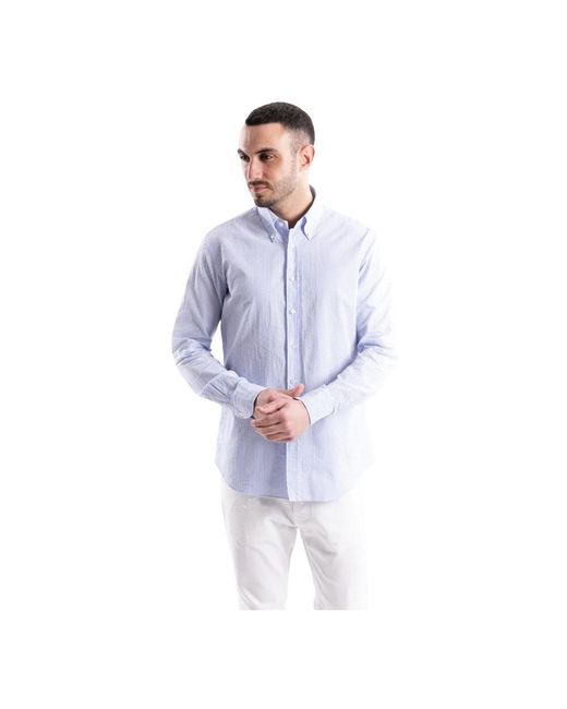 Xacus Button-Down Overhemd in het Blue voor heren