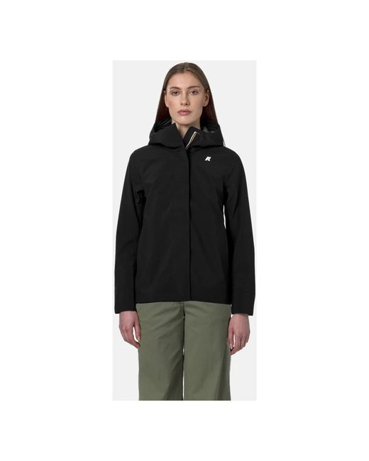K-Way Black Rain Jackets