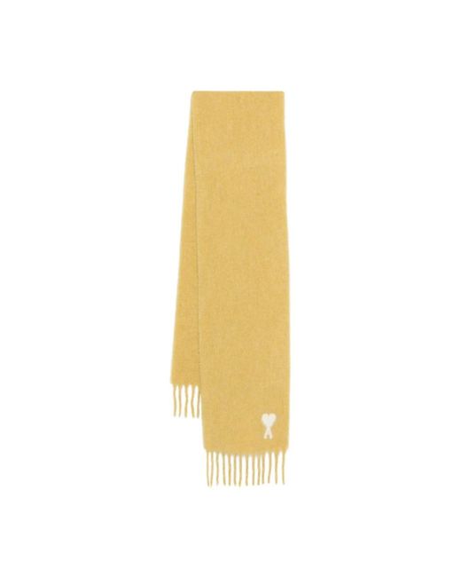 AMI Yellow Winter Scarves
