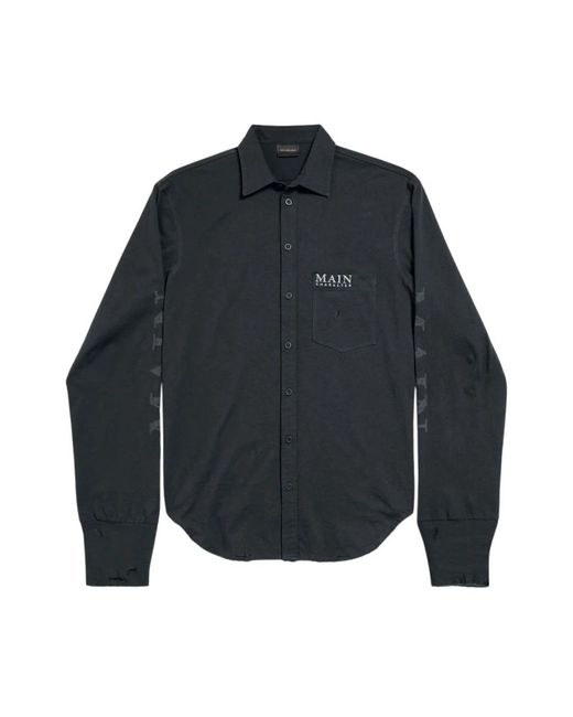 Balenciaga Blue Casual Shirts for men