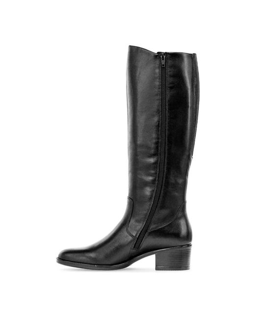 Gabor Black Heeled Boots
