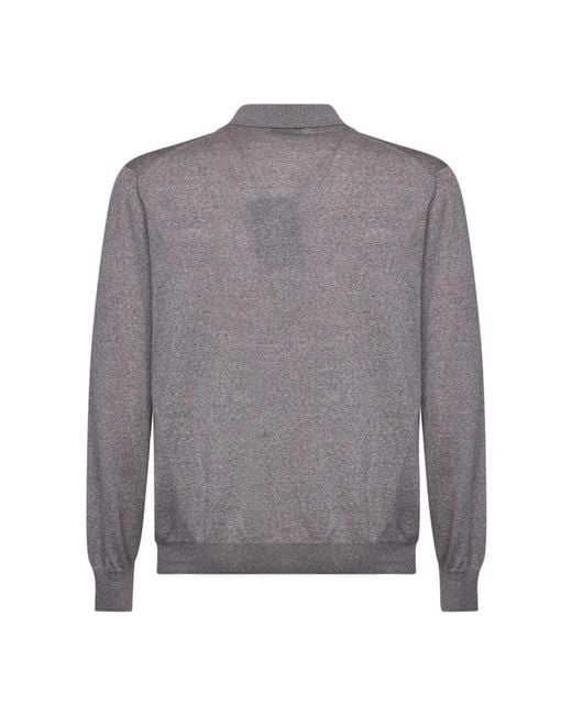 D4.0 Gray Polo Shirts for men
