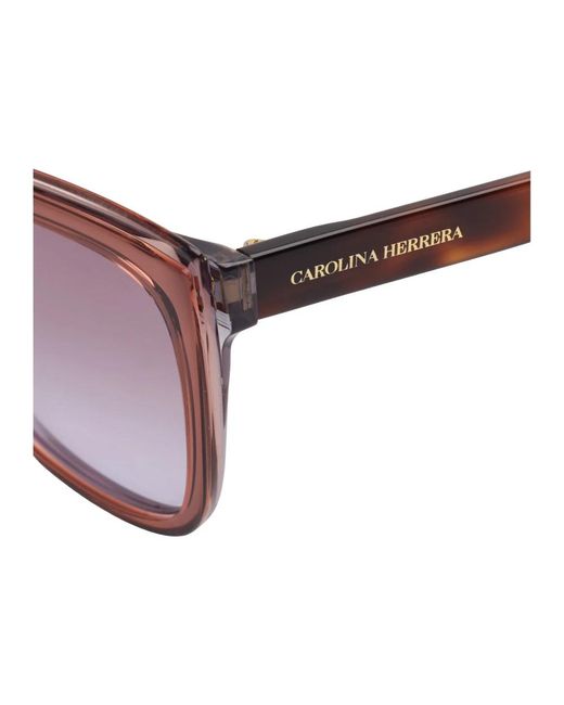 Carolina Herrera Brown Sunglasses